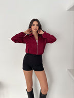 Damska kurtka satynowa