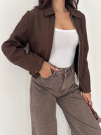 Damska kurtka satynowa