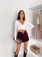 Damska spódnica z szortami