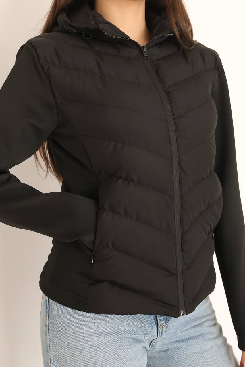 Damska kurtka puffer z kapturem – model Viral Range Mom