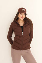 Damska kurtka puffer z kapturem – model Viral Range Mom